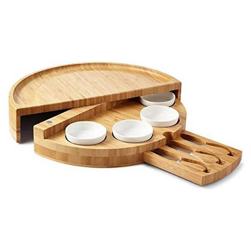 Bamboo Cheese Plate Wooden Breadboard