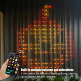 Smart LED RGB Curtain String Lights