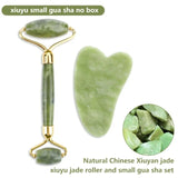 Natural Rose Quartz Jade Roller Set